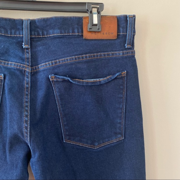 Mott & Bow Dark Wash High Waisted Skinny Jeans Women’s Size 34 Pre-owned EUC - Picture 7 of 10